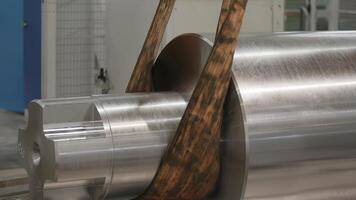 Precision Manufacturing of Machinery Components Within an Industrial Setting and Environment. Stock Clip video