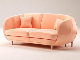 Futuristic style modern comfortable furniture design. photo