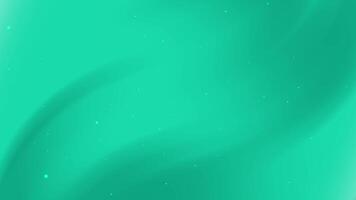 Green abstract background with stars and light video