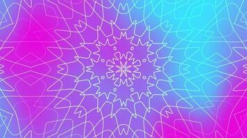 White lines create a vivid abstract design in purple and blue hues. Perfect for modern backgrounds, artsy prints, or digital concepts. video