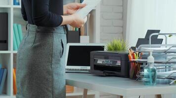Office productivity tips for organizing workspace at home while printing and managing documents efficiently video