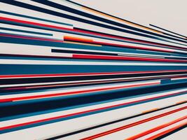 abstract with horizontal lines colorful stripes. photo