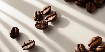 Exploring the rich depths of coffee beans a visual journey into the world of gourmet coffee. photo