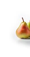 Pears on White Background video