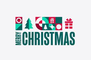 Merry Christmas and Happy New Year. Holiday concept. Template for background, banner, card, poster with text. EPS10 illustration. vector