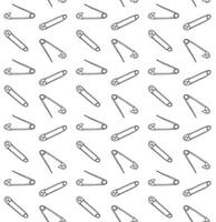 Seamless pattern of sketch English pins vector