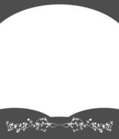 background for printing with flowers intertwining vector