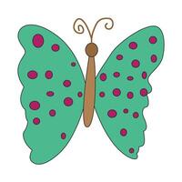 A colorful butterfly vector