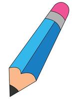 Pencils isolated on a white background vector