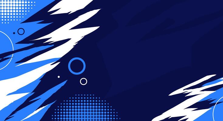 Abstract blue sporty background with grunge effect