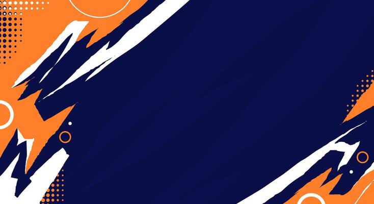 Abstract orange sporty background with grunge effect