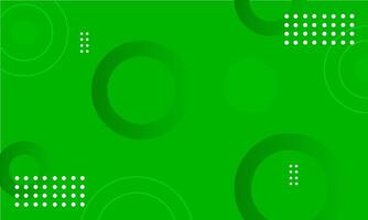 abstract green circles background vector