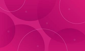abstract pink circles background, gradient color background vector