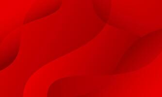 abstract red curved waves background vector