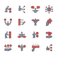 Choice icon set..Editable stroke.linear style sign for use web design,logo.Symbol illustration. vector