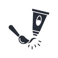 painting tube icon. .Editable stroke.linear style sign for use web design,logo.Symbol illustration. vector