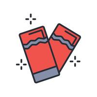 chewing gum icon. .Editable stroke.linear style sign for use web design,logo.Symbol illustration. vector