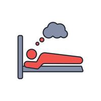 Relax icon. .Editable stroke.linear style sign for use web design,logo.Symbol illustration. vector