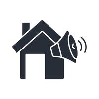 alarm system icon. .Editable stroke.linear style sign for use web design,logo.Symbol illustration. vector
