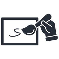 drawing icon. .Editable stroke.linear style sign for use web design,logo.Symbol illustration. vector