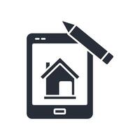 tablet icon. .Editable stroke.linear style sign for use web design,logo.Symbol illustration. vector