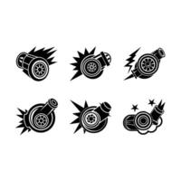 Turbo Boost Icon - High-Quality Graphic Design for Speed and Performance Themes vector