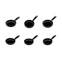Frying Pan Icon Graphic Design File for Digital Use vector