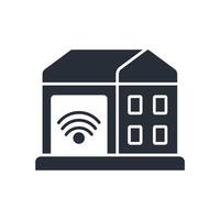Smart Home icon. .Editable stroke.linear style sign for use web design,logo.Symbol illustration. vector