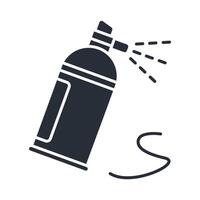 Spray paint icon. .Editable stroke.linear style sign for use web design,logo.Symbol illustration. vector