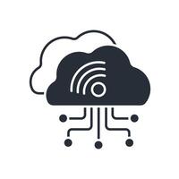 iot icon. .Editable stroke.linear style sign for use web design,logo.Symbol illustration. vector
