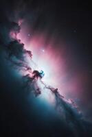 The orion nebula, a nebula in the constellation of orion photo