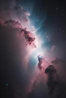 The orion nebula, a nebula in the constellation of orion photo