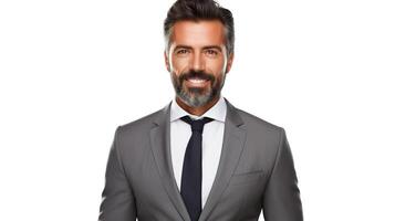A man with a beard and a suit photo