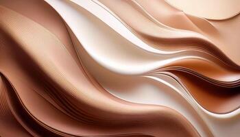 Abstract waves of neutral tones in a flowing 3d pattern photo