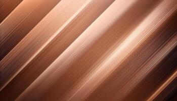 Abstract copper tones with diagonal lines creating dynamic striped pattern photo
