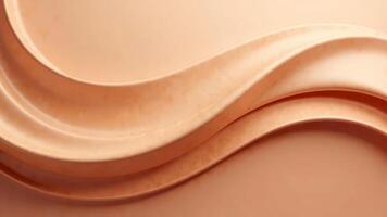 Abstract curved pattern in earth tones with smooth textured waves photo