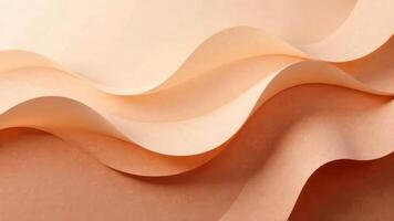 Abstract waves of peach and cream tones with organic flowing patterns photo