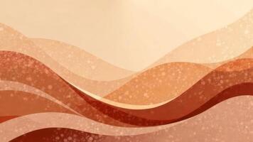 Abstract beige and brown wavy pattern with subtle light effects photo