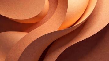 Abstract curved pattern with warm tones and textured layers photo