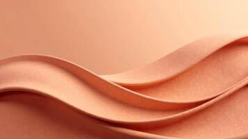 Flowing abstract wave pattern in soft earth tones photo