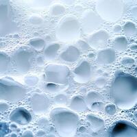 A close up of water droplets on a window glass photo