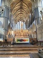 Worcester in the UK on 26 August 2024. A view of the interior of Worcester Cathedral photo