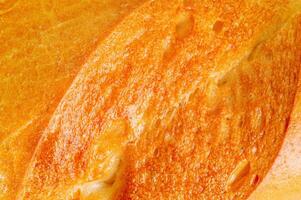 Baguette macro photo as background. Bread