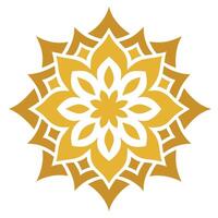 Intricate Islamic Mandala with Geometric Patterns vector