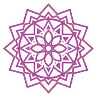 Abstract Islamic Mandala with Sacred Geometry vector