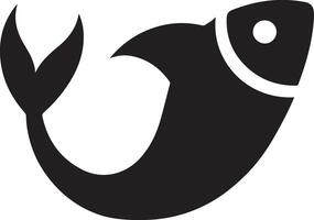 Elegant Fish Silhouette Graphics vector