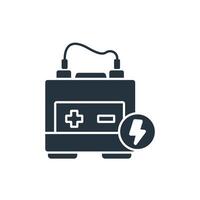 battery icons symbol elements for infographic web vector