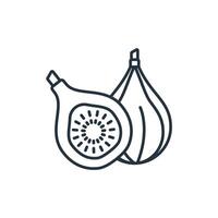 Fig icons symbol elements for infographic web vector