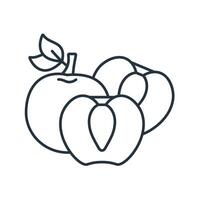 Peach icons symbol elements for infographic web vector