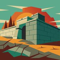 Castle on Display vector